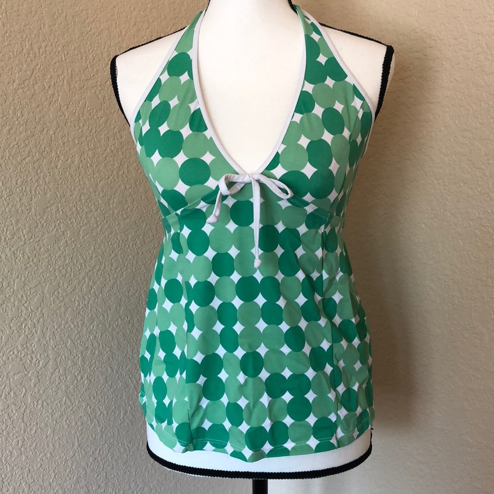 Motherhood Green Dotted Bikini Top